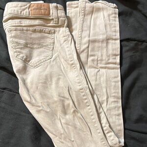 Abercrombie Cream Jeans